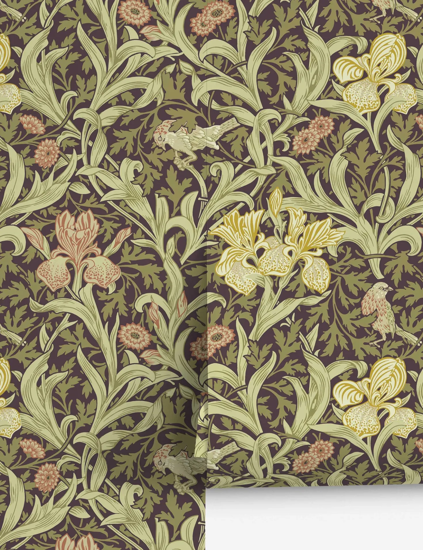 Iris Wallpaper by Morris & Co.