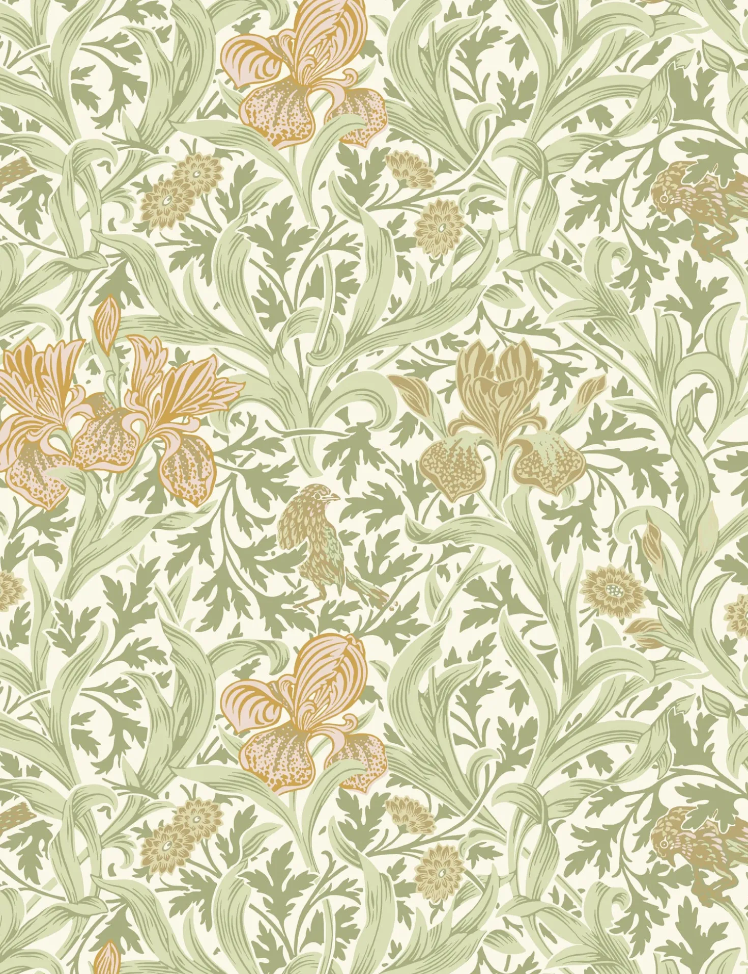 Iris Wallpaper by Morris & Co.