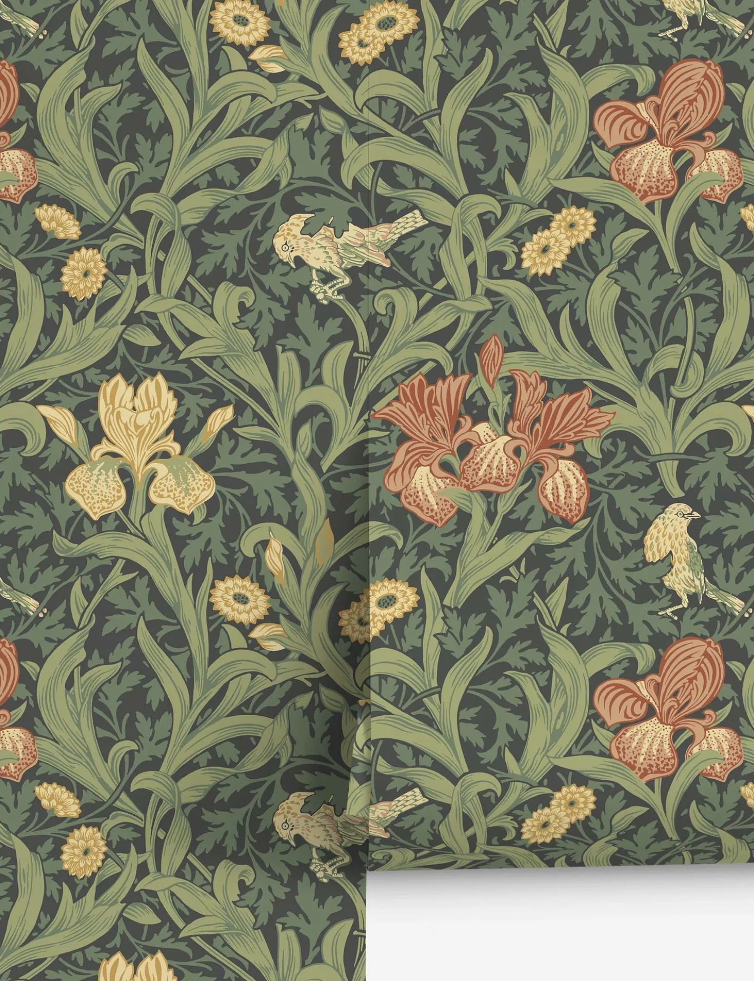 Iris Wallpaper by Morris & Co.