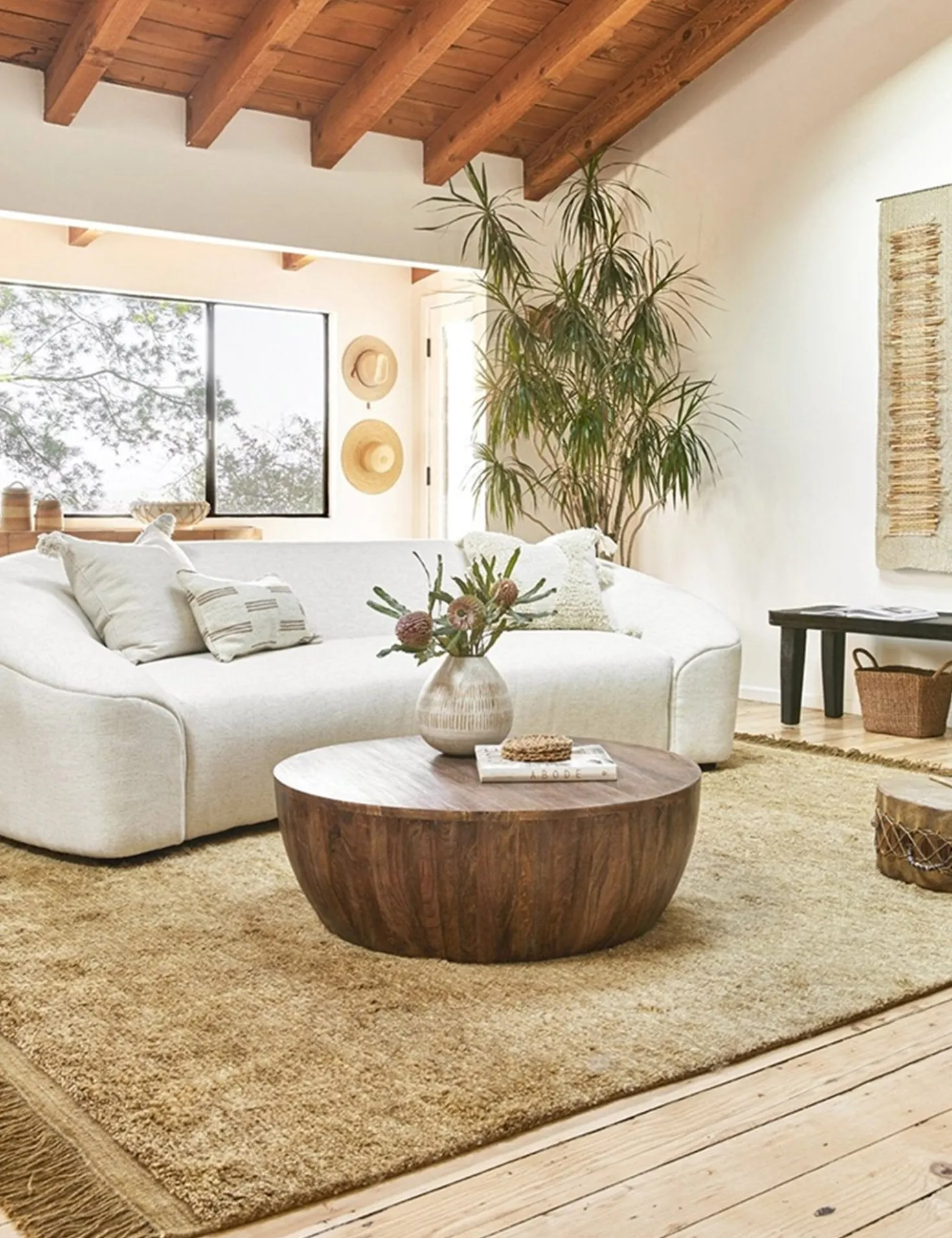 Jacob Round Coffee Table by Arteriors