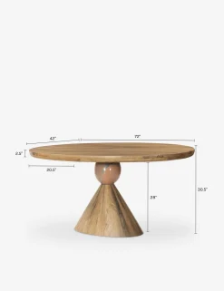 Jasmine Oval Dining Table
