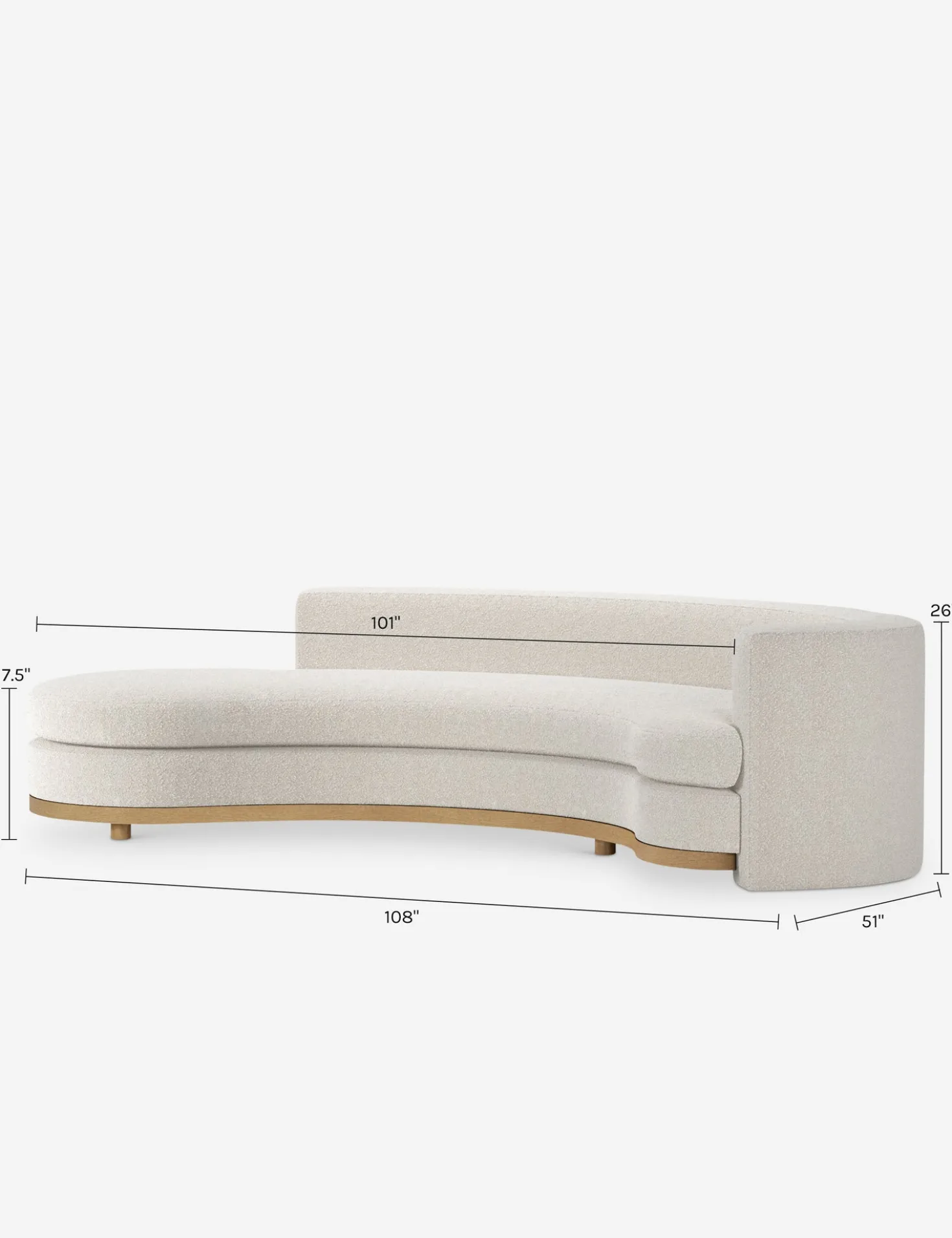 Jensen Chaise by Button Atelier x Co.House Designs
