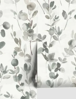 Joyful Eucalyptus Wallpaper by Candice Olson