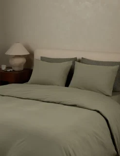Juna Washed Percale Duvet Cover