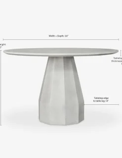 Kahra Indoor / Outdoor Round Dining Table
