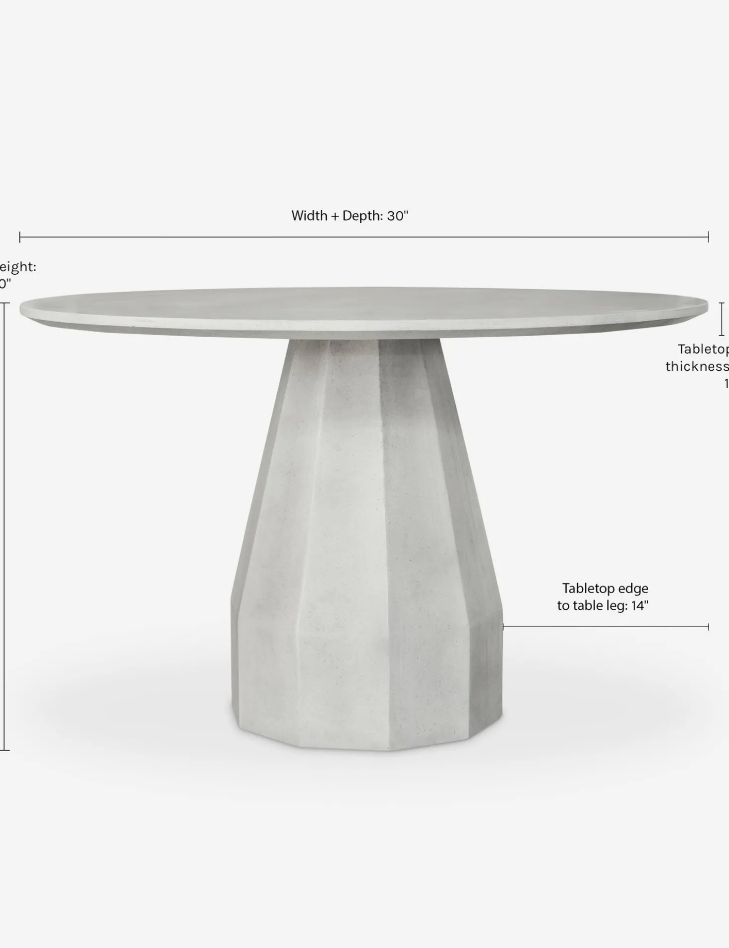 Kahra Indoor / Outdoor Round Dining Table
