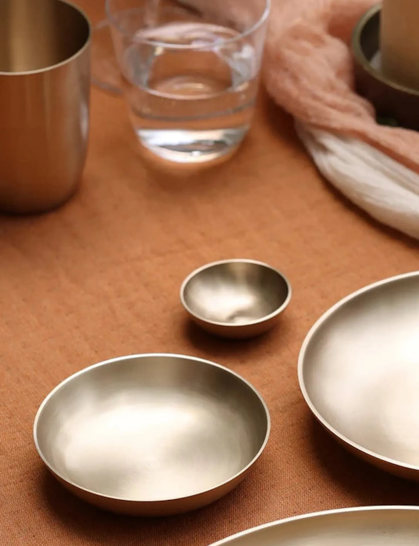 Kansa Dip Bowl (Set of 4) by Fleck