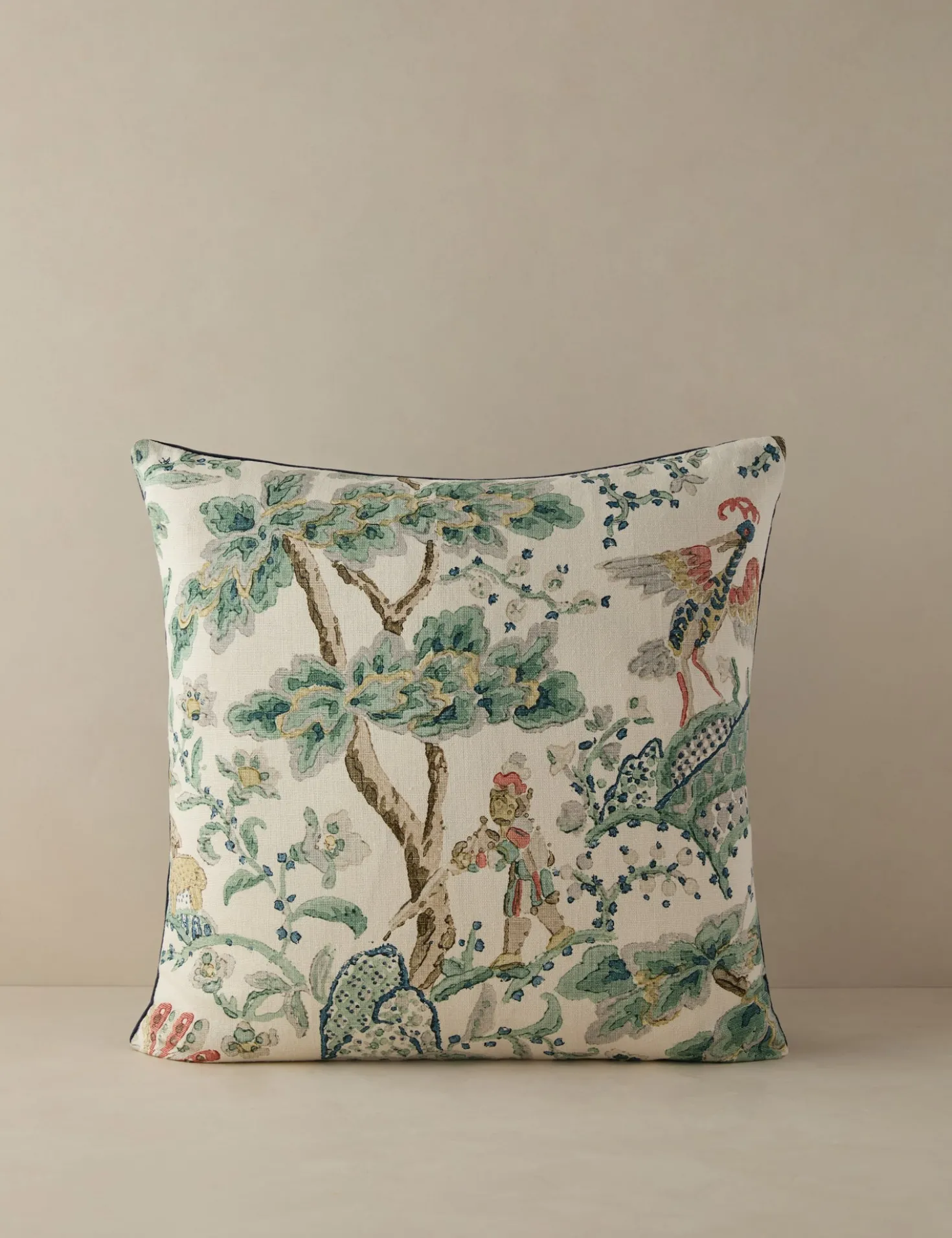 Kelmescott Linen Pillow by Scalamandre
