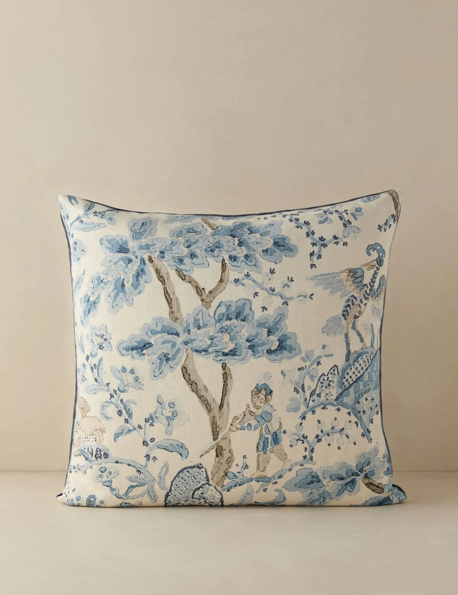 Kelmescott Linen Pillow by Scalamandre