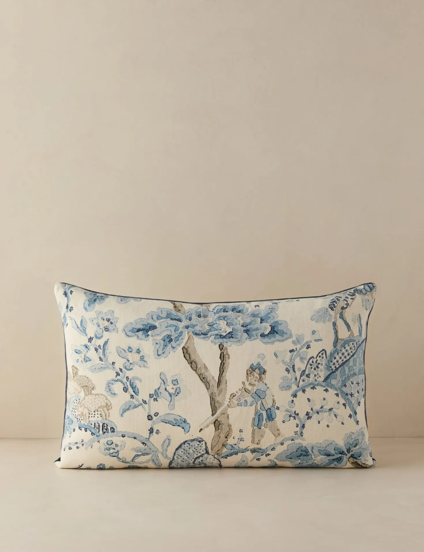 Kelmescott Linen Pillow by Scalamandre