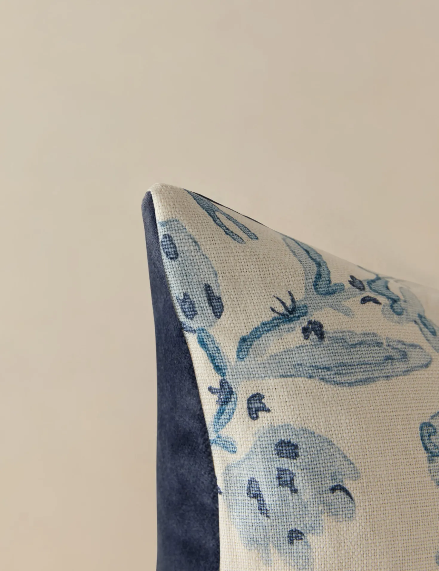 Kelmescott Linen Pillow by Scalamandre