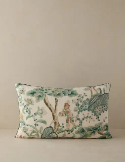 Kelmescott Linen Pillow by Scalamandre