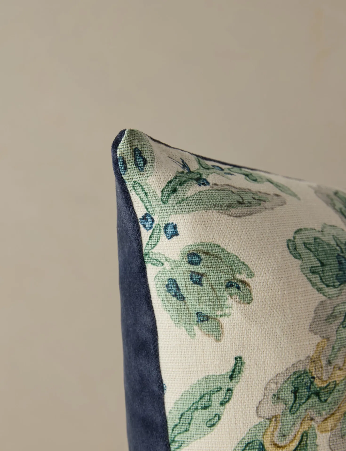 Kelmescott Linen Pillow by Scalamandre