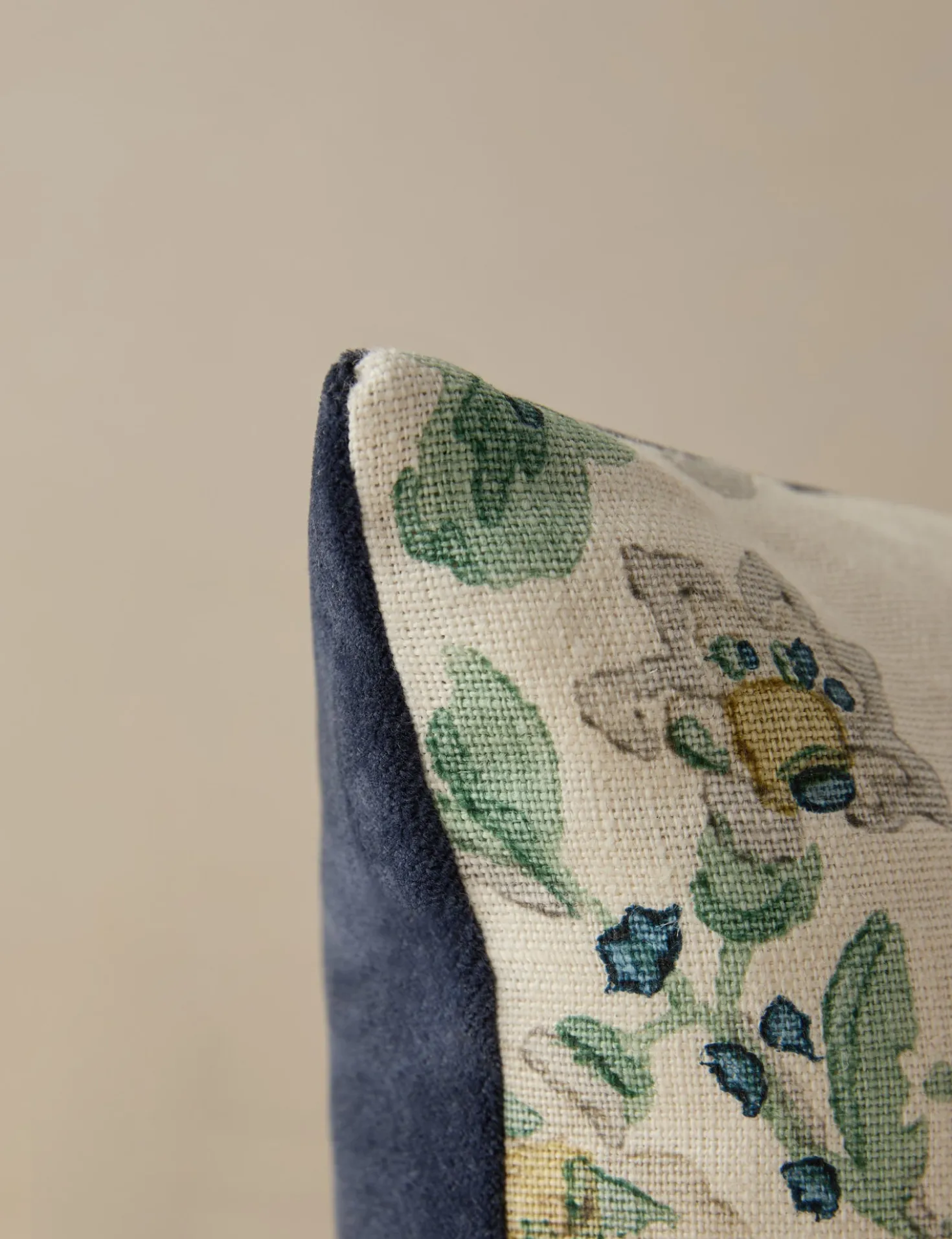 Kelmescott Linen Pillow by Scalamandre