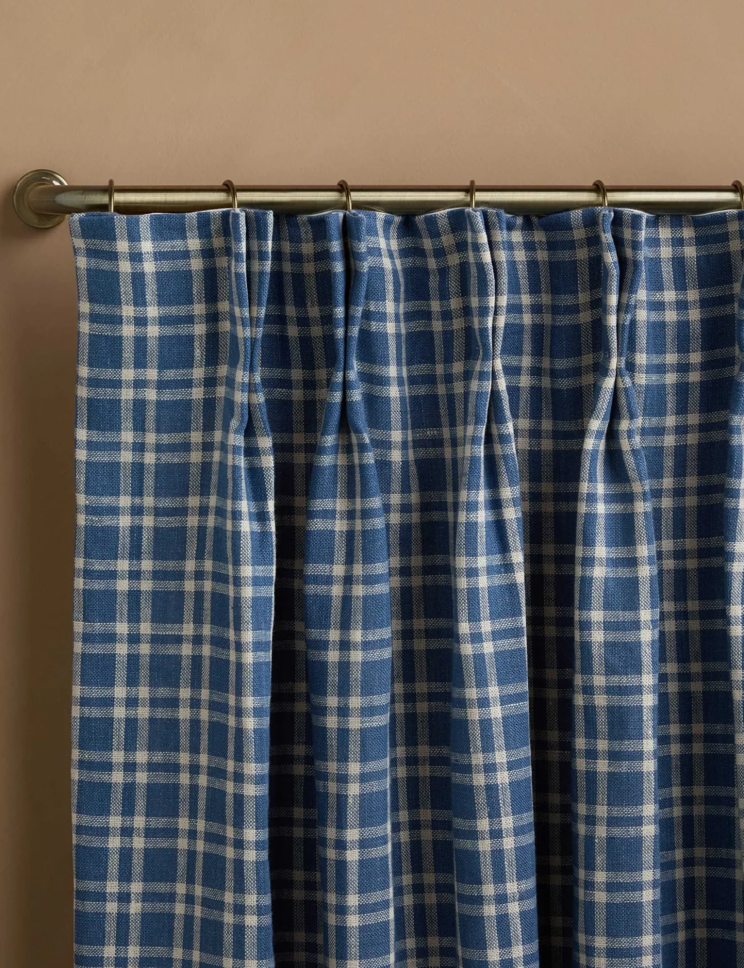 Kemper Pleated Linen Curtain Panel by Heidi Caillier