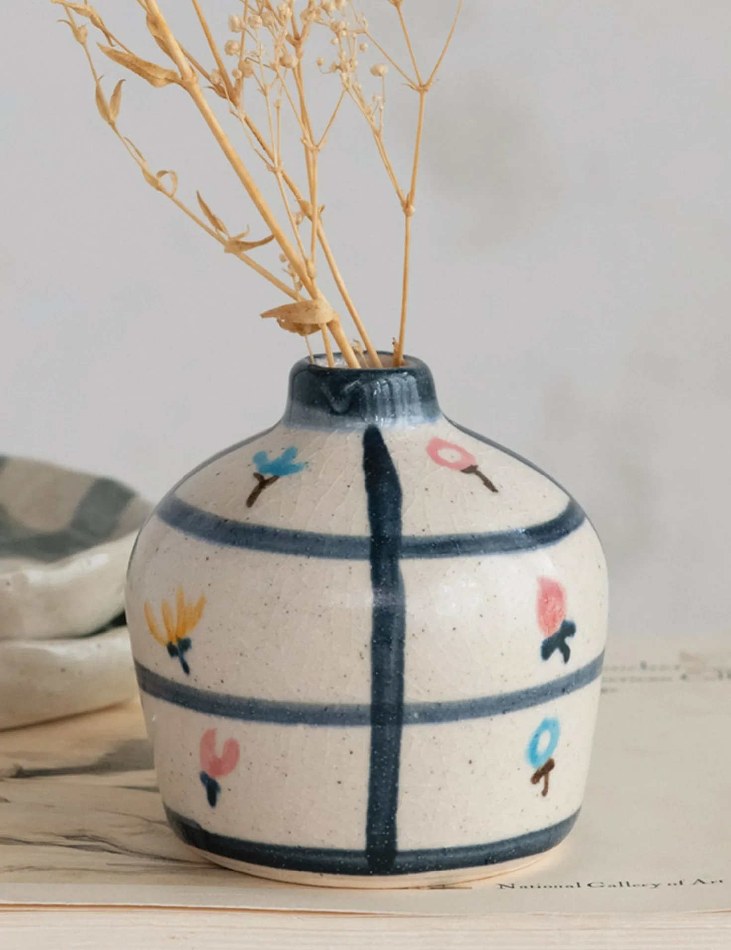 Kinda Hand-Painted Vase