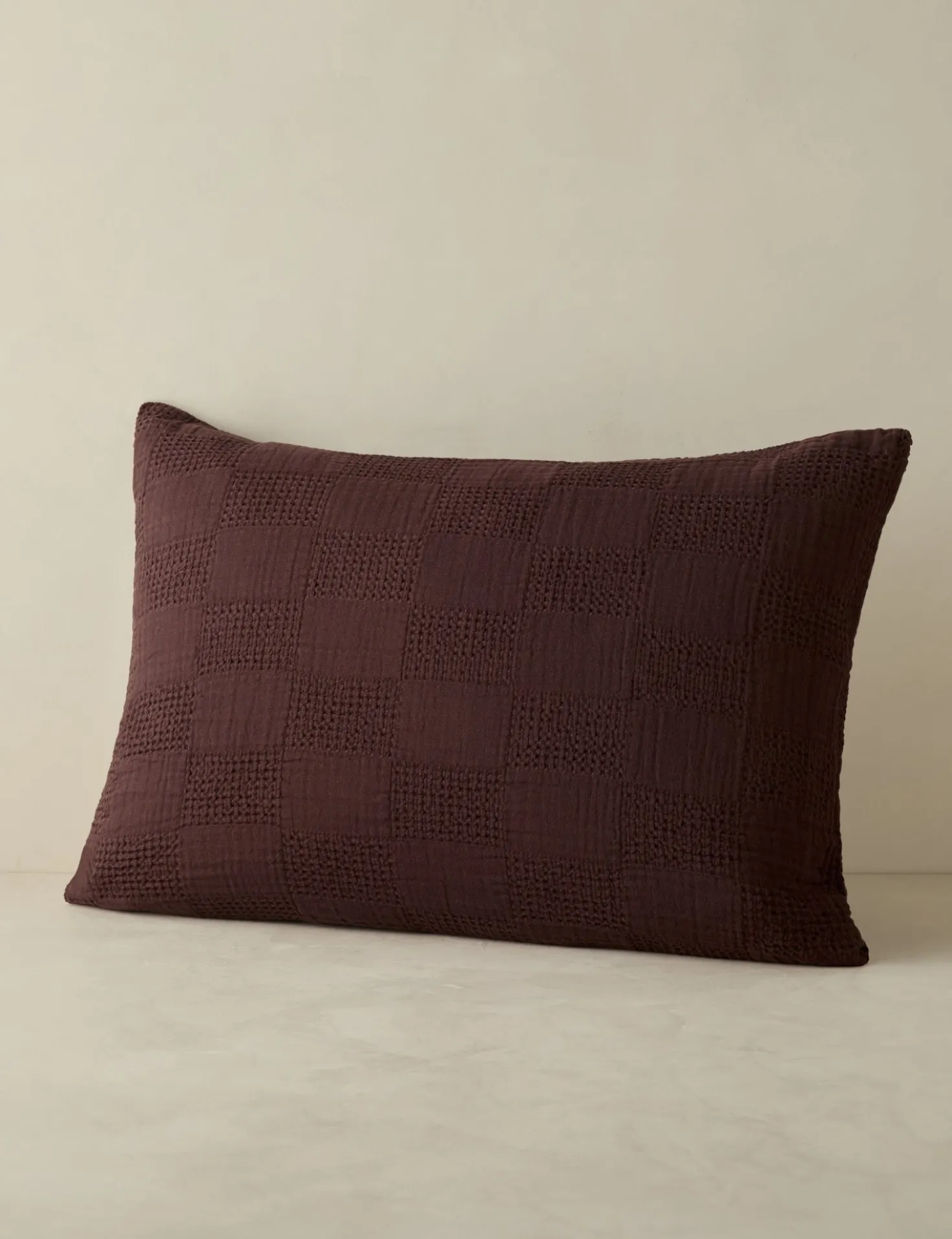 Kingsley Textured Cotton Sham