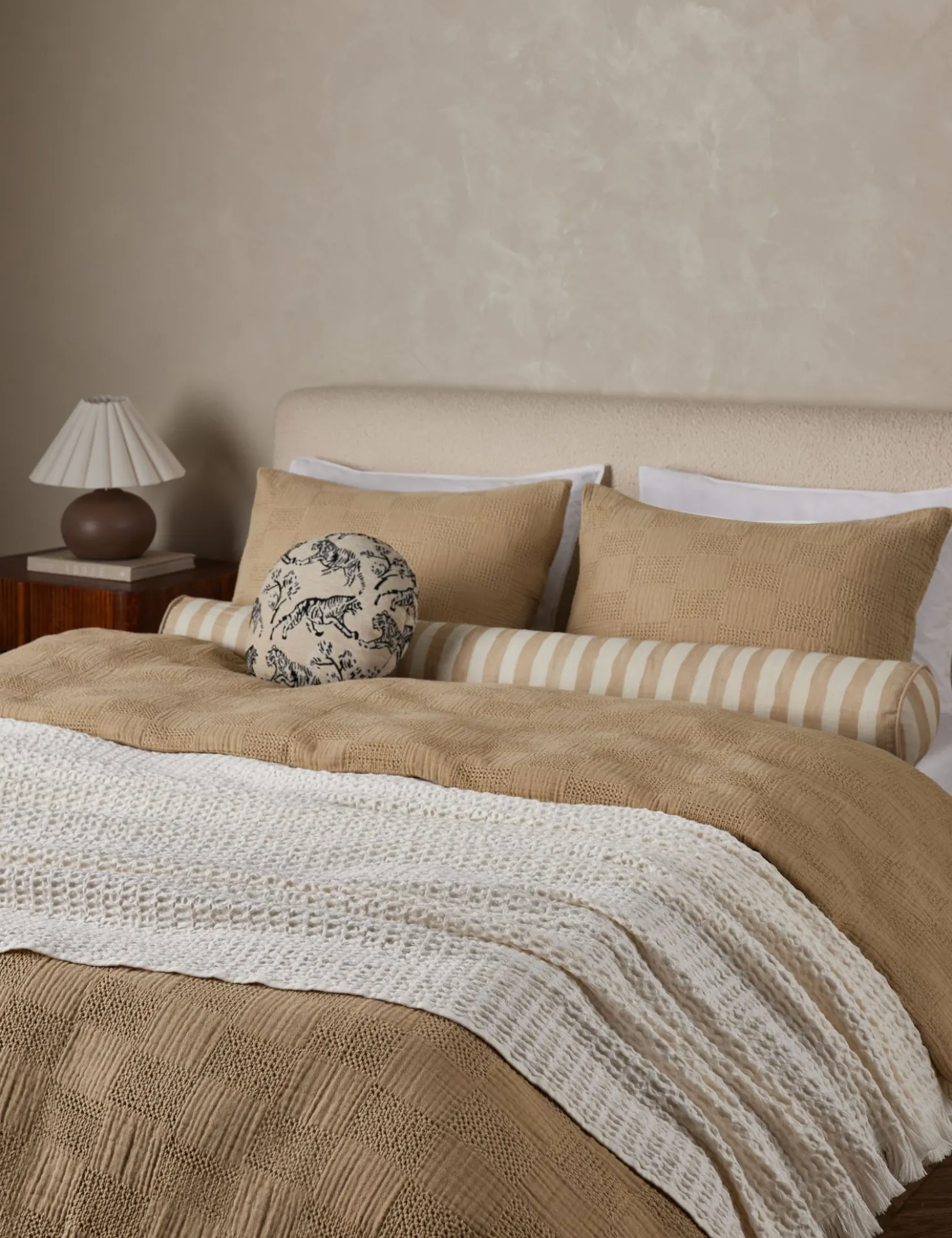 Kingsley Textured Cotton Duvet Cover