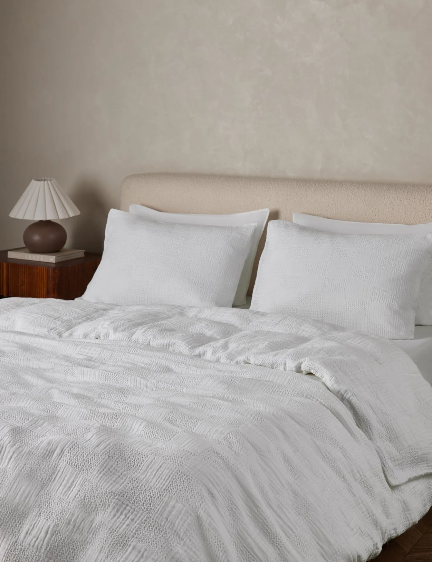 Kingsley Textured Cotton Duvet Cover