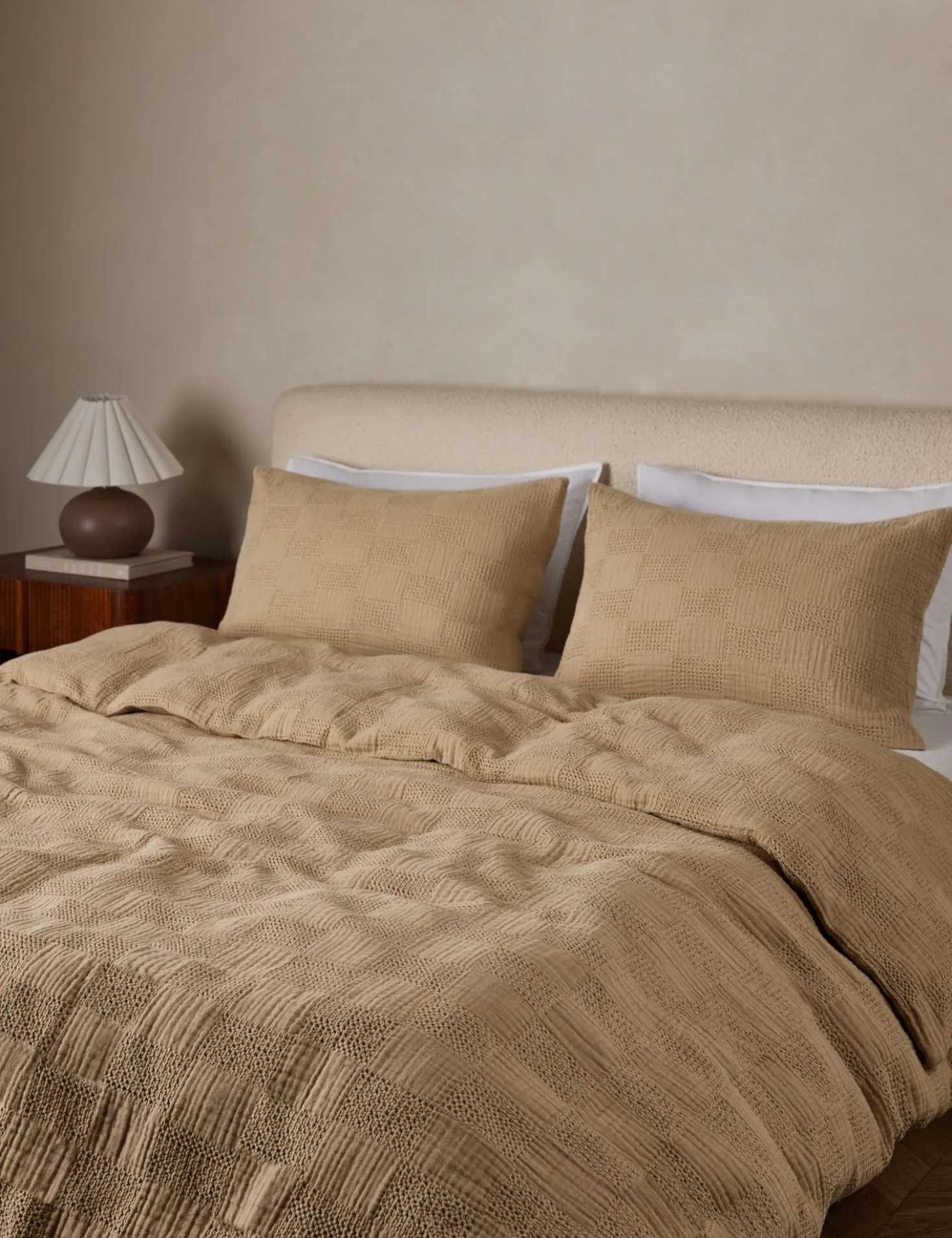 Kingsley Textured Cotton Duvet Cover