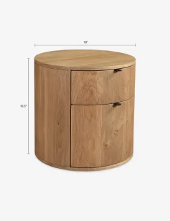 Kono 2-Drawer Nightstand