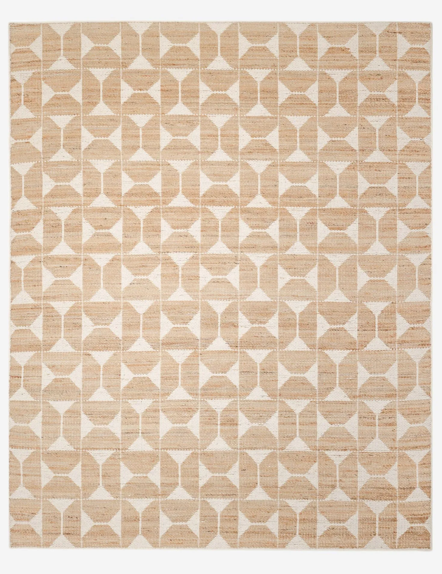 Kriska Hand-Knotted Jute-Blend Rug