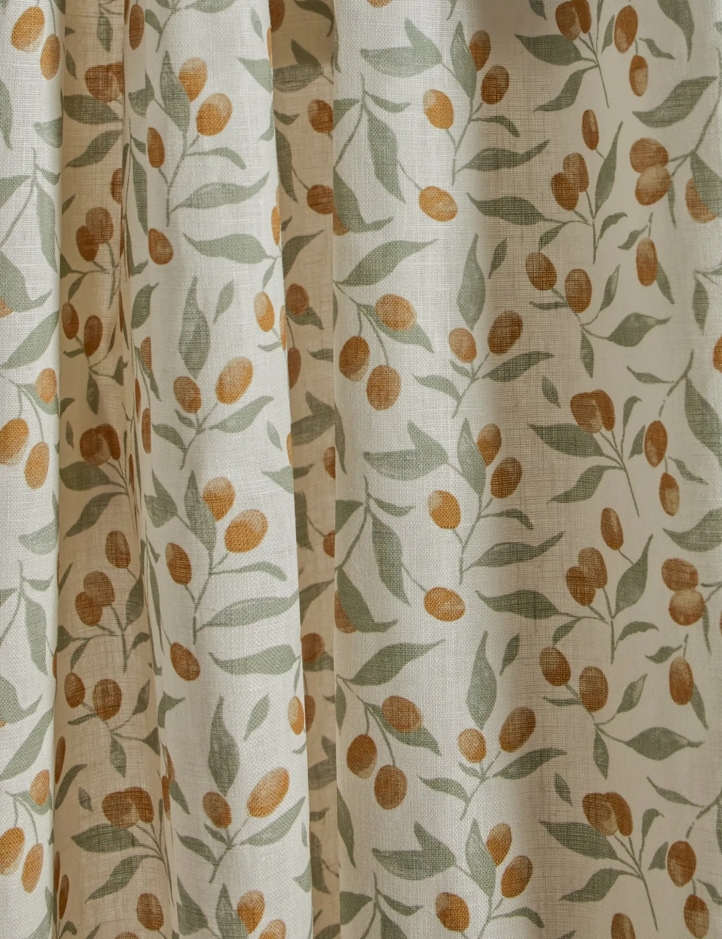 Kumquats Linen Curtain Panel by Rylee + Cru