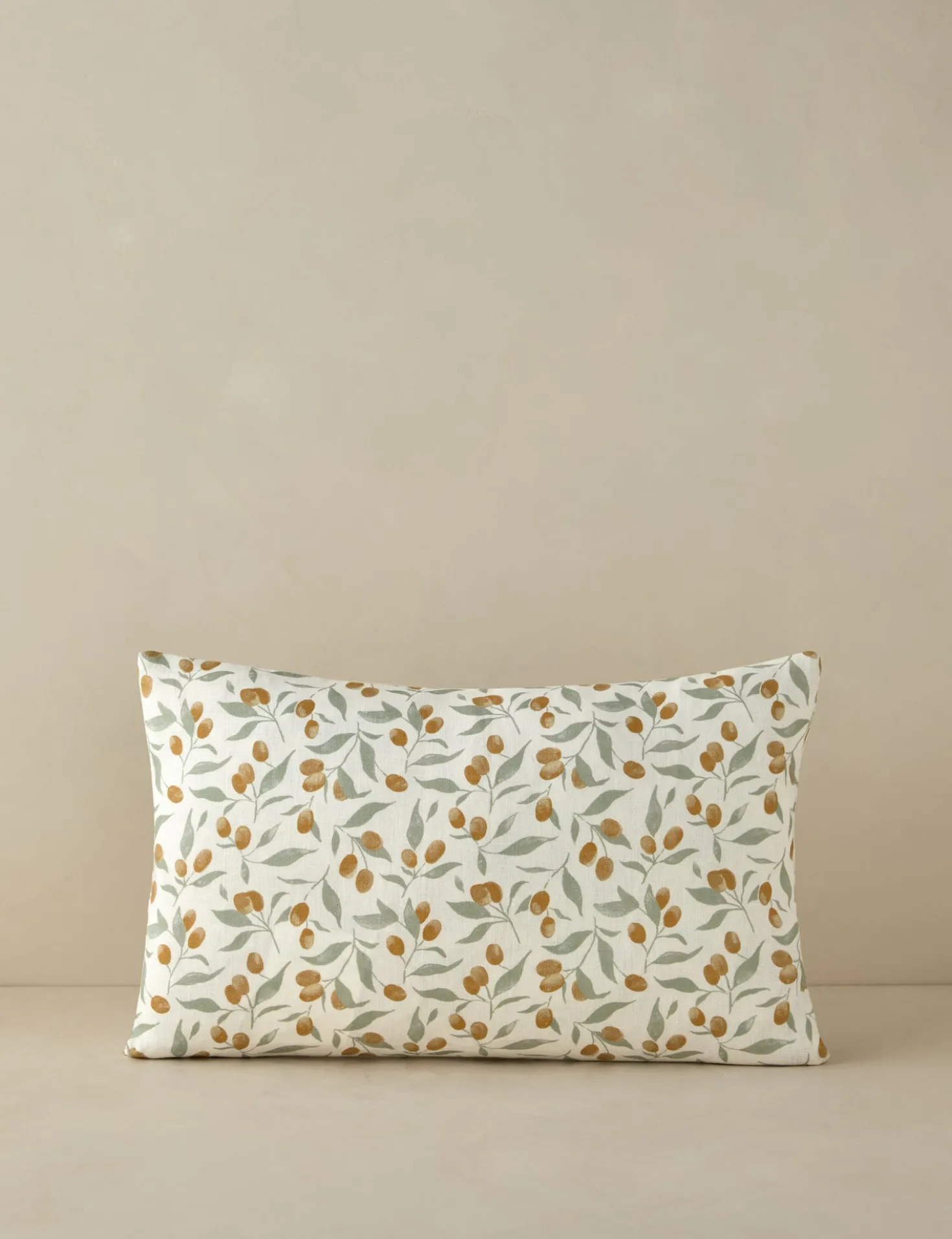 Kumquats Linen Pillow by Rylee + Cru