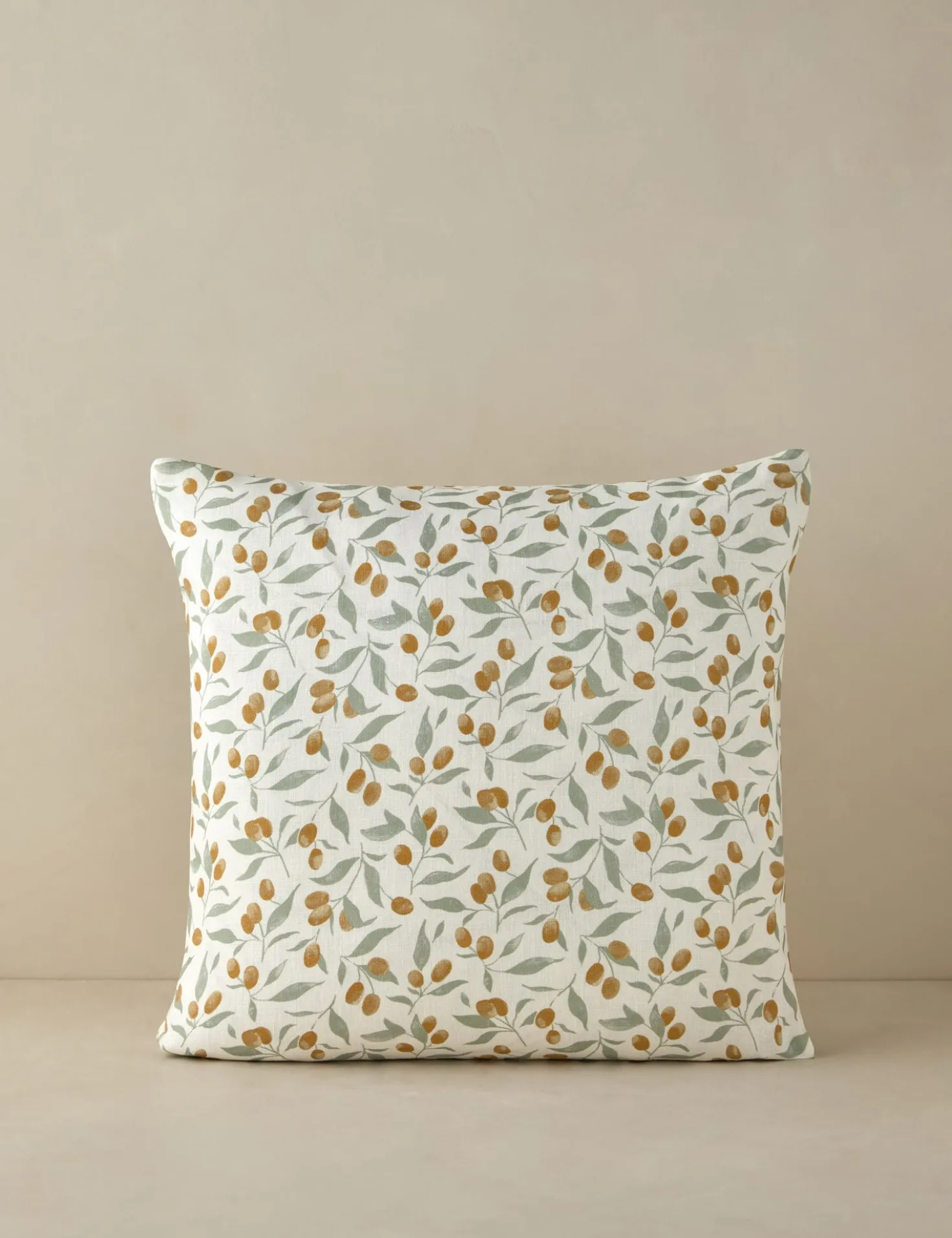 Kumquats Linen Pillow by Rylee + Cru