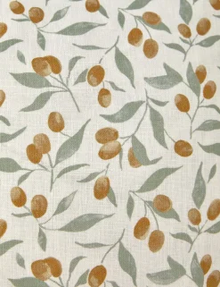 Kumquats Linen Pillow by Rylee + Cru