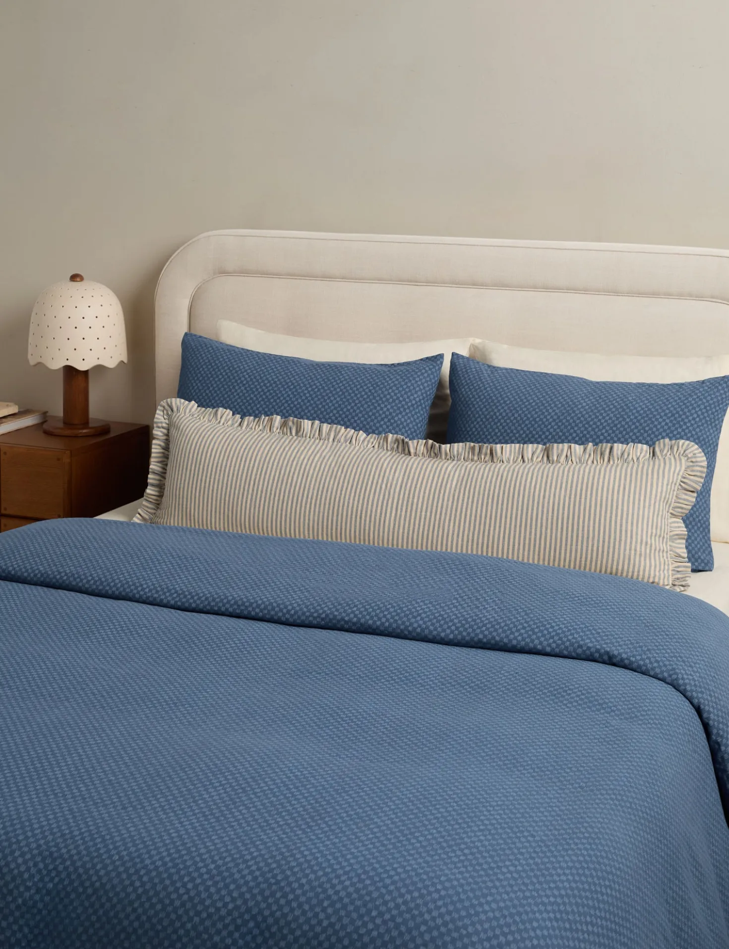 Kuvio Linen Cotton Duvet Cover by Sarah Sherman Samuel