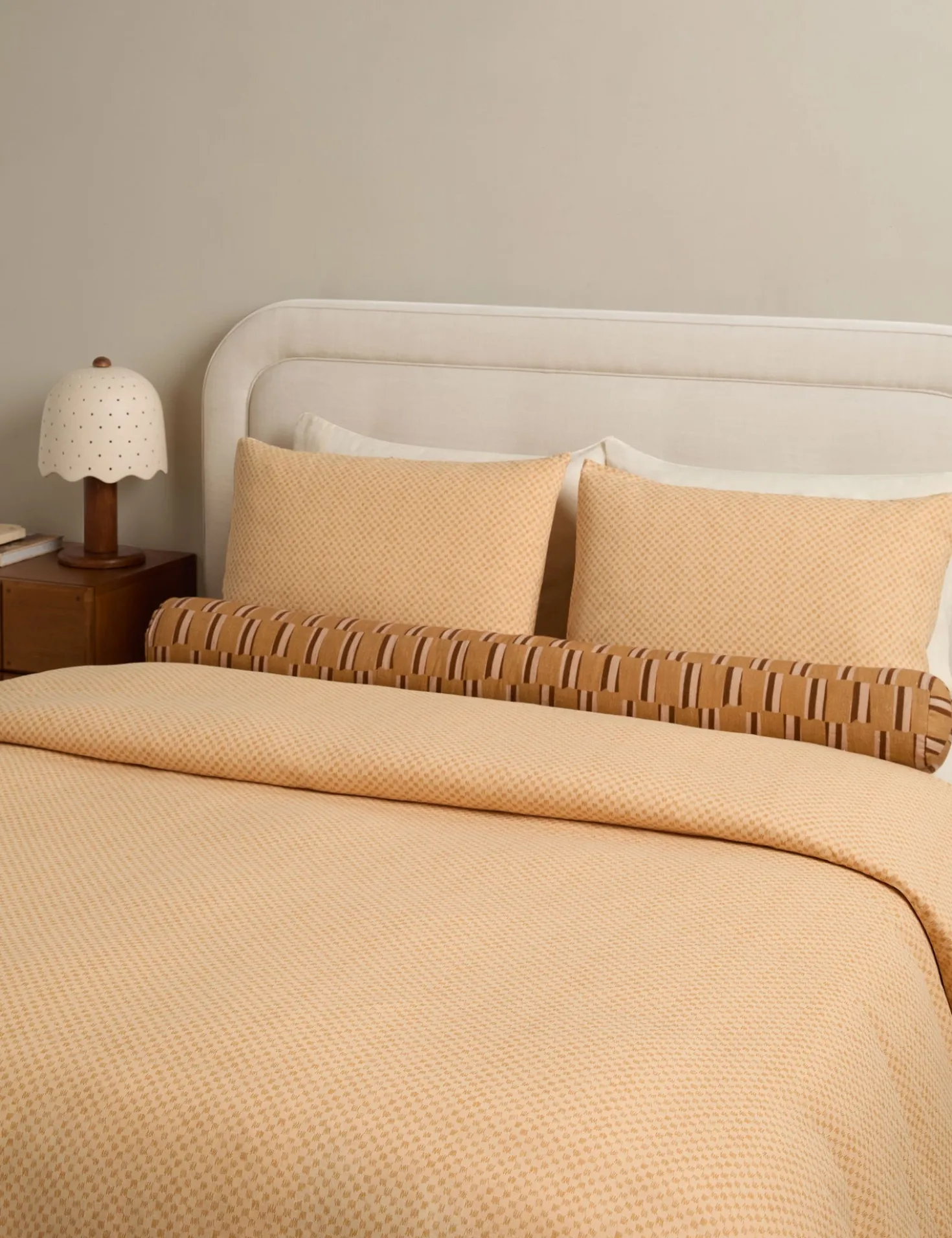 Kuvio Linen Cotton Duvet Cover by Sarah Sherman Samuel