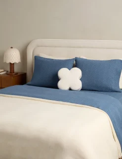 Kuvio Linen Cotton Sheet Set by Sarah Sherman Samuel