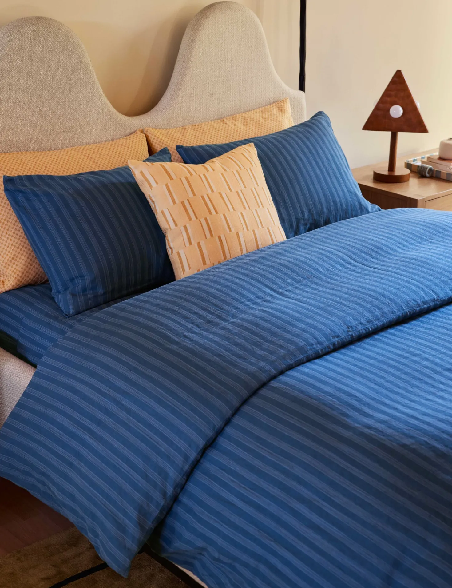 Kuvio Linen Cotton Sheet Set by Sarah Sherman Samuel