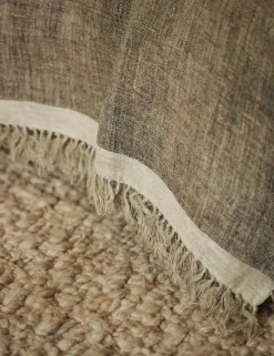 Laba Linen Silk Throw by DISC Interiors