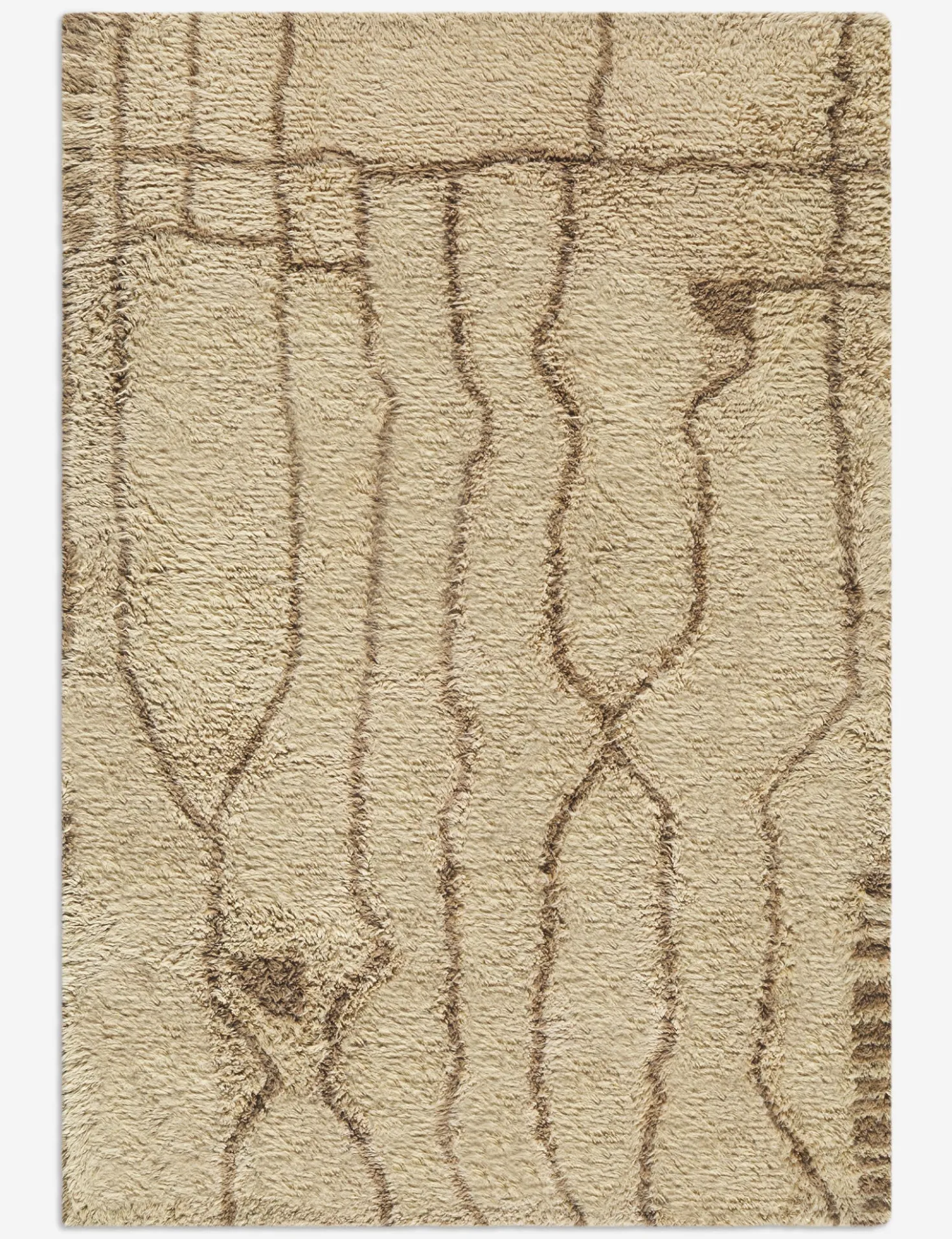 Labra Moroccan Style Hand-Tufted Wool Rug