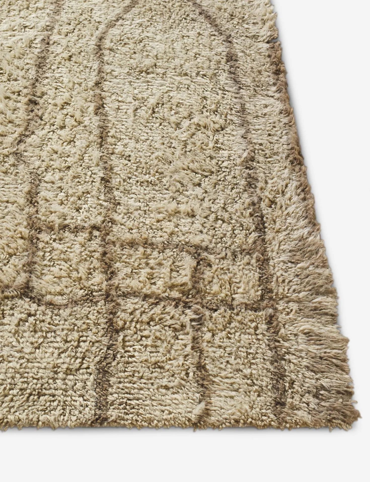 Labra Moroccan Style Hand-Tufted Wool Rug