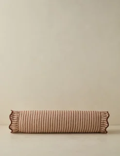 Lanie Linen Bolster Pillow by Sarah Sherman Samuel