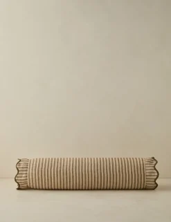Lanie Linen Bolster Pillow by Sarah Sherman Samuel