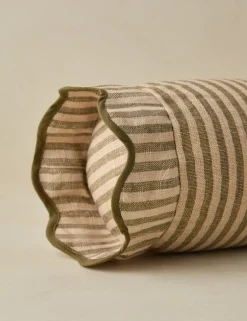 Lanie Linen Bolster Pillow by Sarah Sherman Samuel