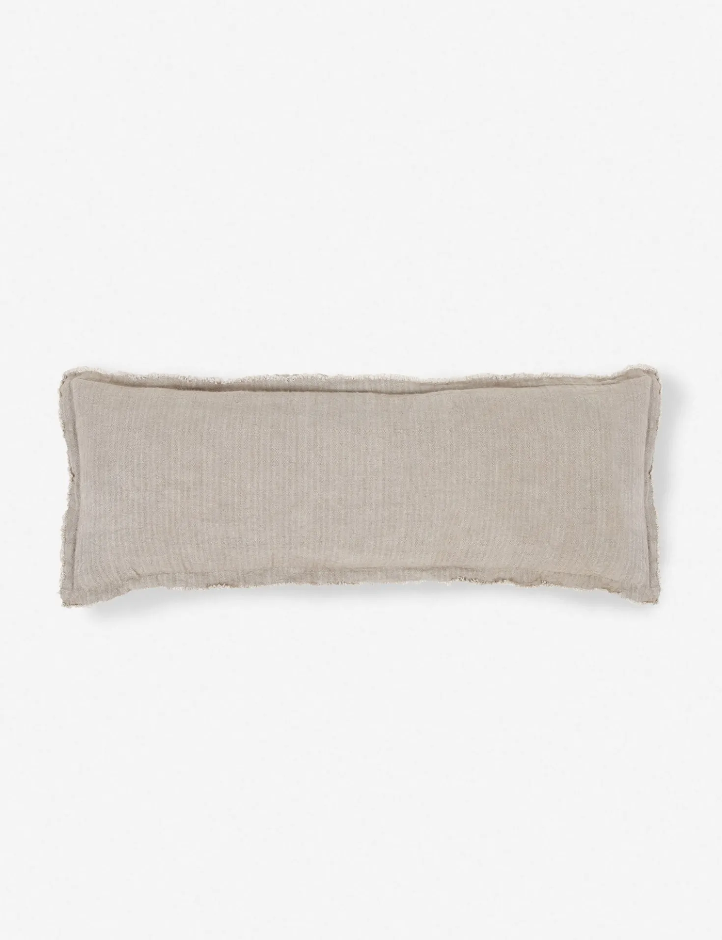 Laurel Stonewashed Linen Lumbar Pillow by Pom Pom at Home