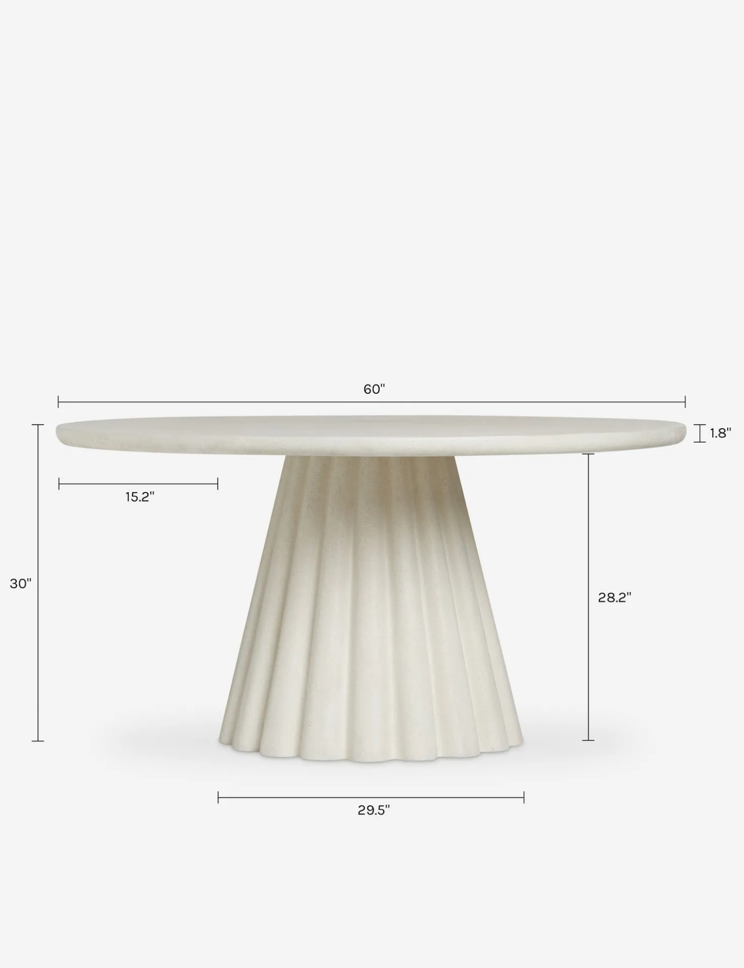 Lazenby Indoor / Outdoor Round Dining Table