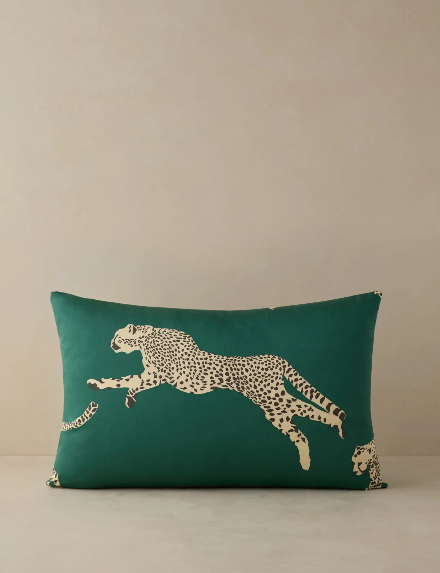 Leaping Cheetah Pillow by Scalamandre