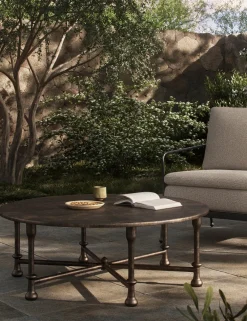 Leblanc Indoor / Outdoor Round Coffee Table by Amber Lewis x Four Hands