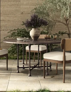 Leblanc Indoor / Outdoor Round Dining Table by Amber Lewis x Four Hands