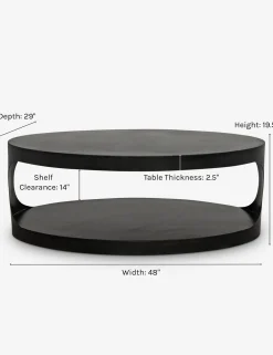 Leigha Oval Coffee Table