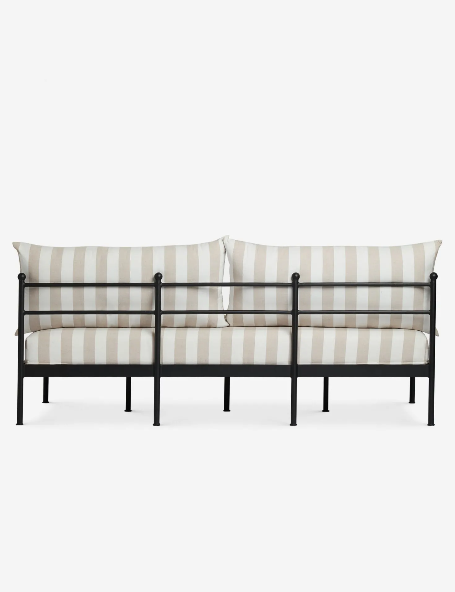 Leni Outdoor Sofa, Natural Stripe