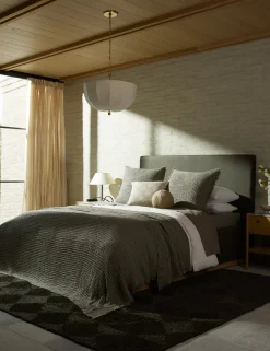 Lenora Textured Cotton Linen Blanket