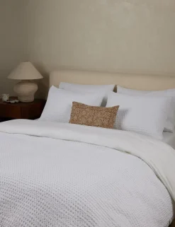 Lenora Textured Cotton Linen Blanket