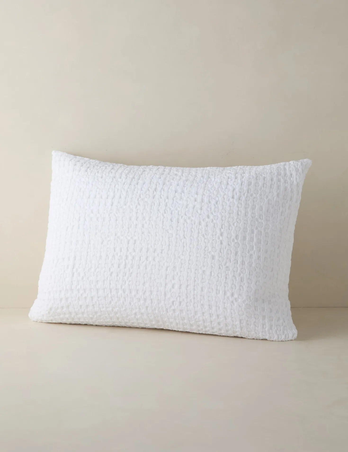 Lenora Textured Cotton Linen Sham